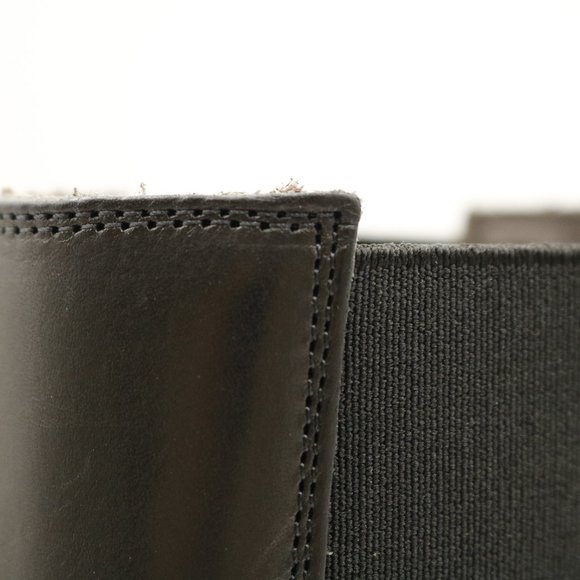 Bottega Veneta Flash Ankle Boot Military Calf Black-Tangerine - Picture 12 of 16